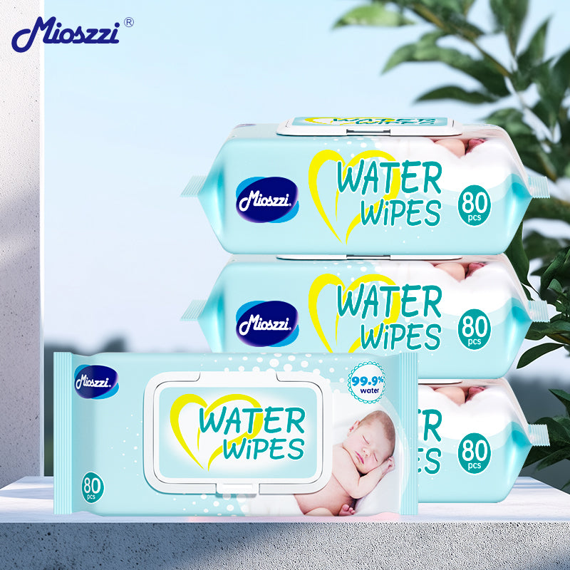 Mioszzi baby wet wipes containing aloe vera extract have multiple advantages and are suitable for infants' daily skin cleaning and care. 