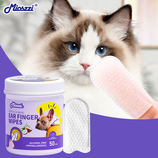 Mioszzi Pet Finger Wipes use a gentle formula that is suitable for pets with sensitive skin.