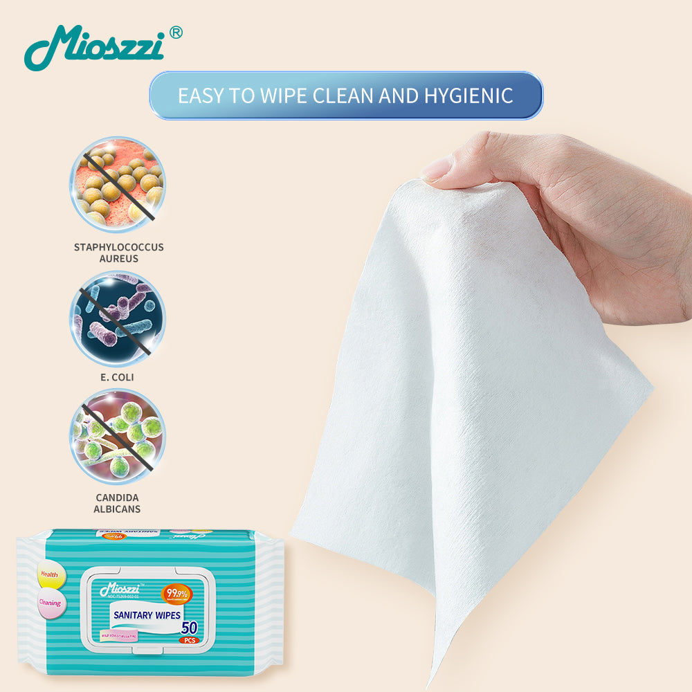 8 packs Hygiene Disinfection Sanitary Wet Wipes Alcohol Free