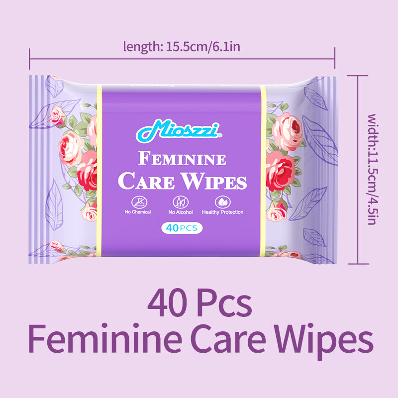 9 Packs of Women's Intimate Care Wipes Refreshing Waterless Toilet Sex Menstrual Cleaning Wipes Mioszzi